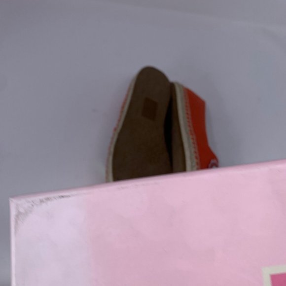 Kate Spade‎ Grenada Glasses Espadrille Flats Women's 5.5 Tamarillo Slip On S0567 - Picture 8 of 10